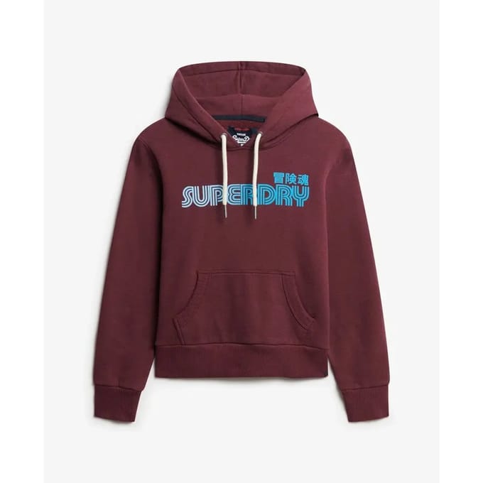 Dames Hoodie Superdry Faded Core
