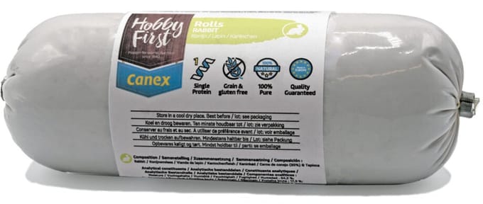 HobbyFirst Canex High Protein Roll Konijn - 400 gr