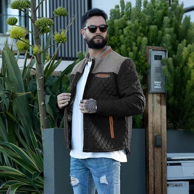 Vestes pour hommes Manteau bomber décontracté Doudoune légère Décontracté Boutonné S noir