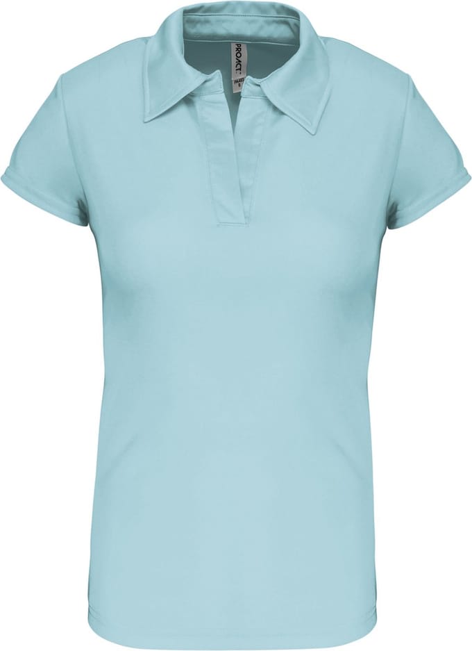 Damessportpolo 'Proact' met korte mouwen Ice Mint - S