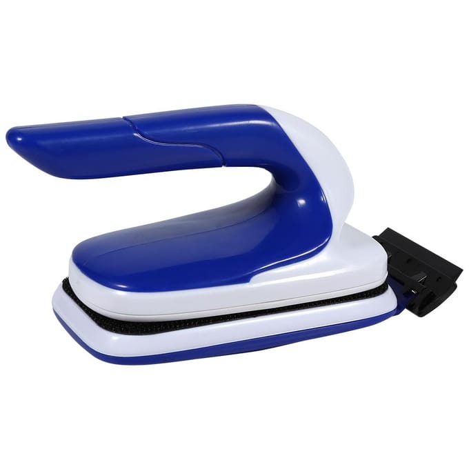 Drijvende magnetische borstel voor het reinigen van aquariumglas(L) Large blue