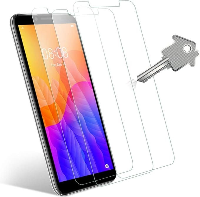 Screenprotector Glas - Tempered Glass Screen Protector Geschikt voor: Huawei Y5p / Honor 9S  - 3x