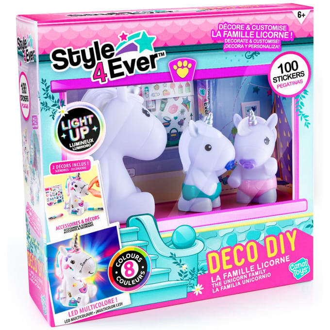 STYLE4EVER KAWAII LED UNICORN FAMILY CREATE