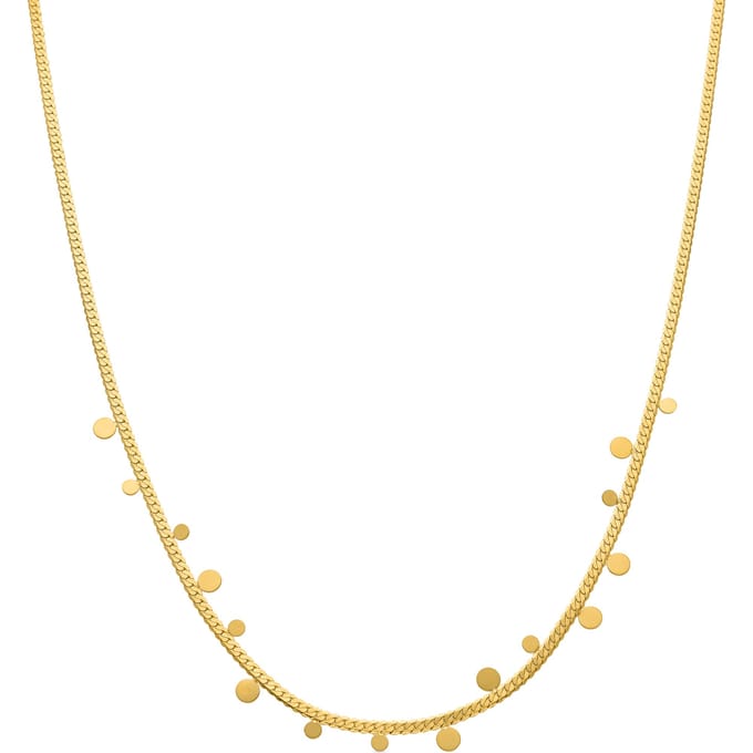 Luxenter Zamel collier 18k geelgoud afwerking