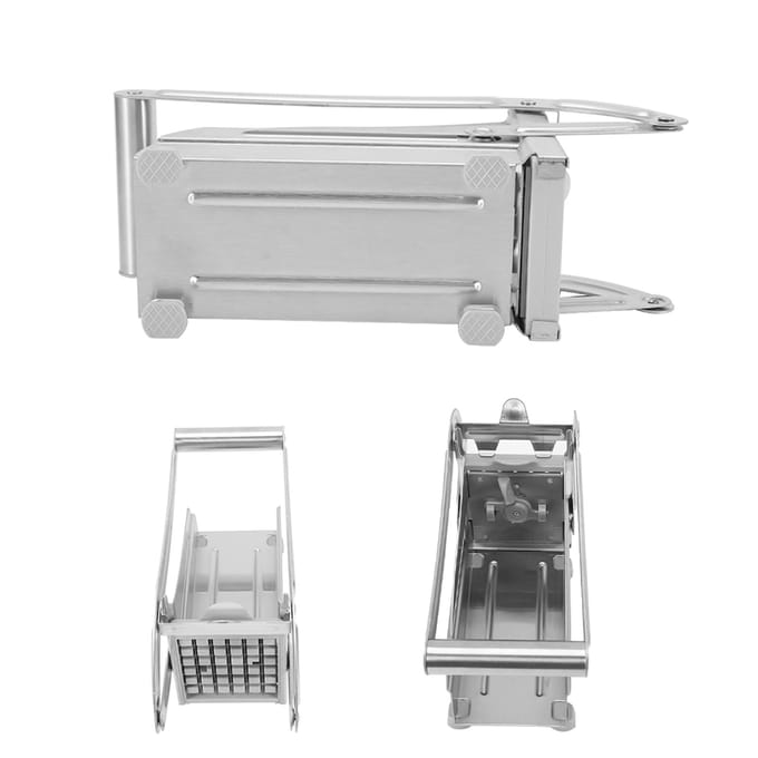 Râpe à Frites en Acier Inoxydable Coupe-Frites Hachoir Fabricant Black white