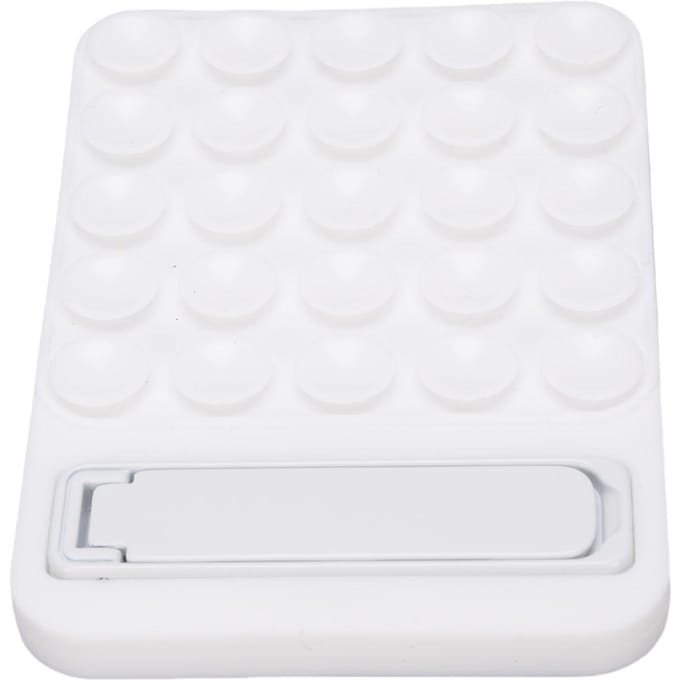 Telefoonstandaard Siliconen Zuignap Telefoonhouder Mount voor Selfie Livestreaming Wit white