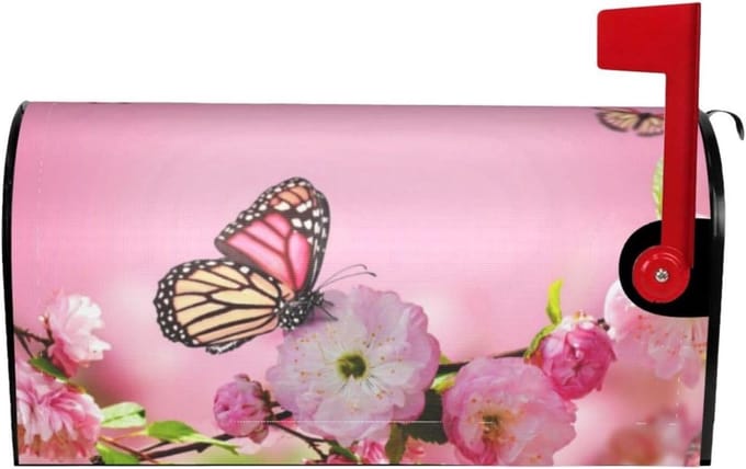 Brievenbushoezen - Postbox Covers - Brievenbus Decoreren - Magnetisch Ontwerp - 50 x 18 inch - Zwart