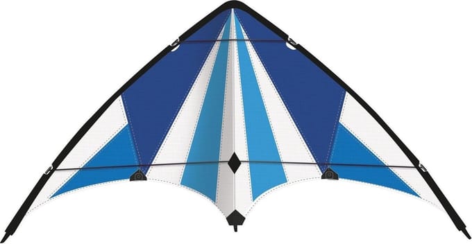 Günther Tweelijnsstuntvlieger Blue Loop 130 Cm Blauw/wit