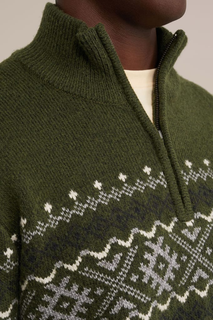 WE Fashion Pullover Dark Green Taglia: S | Dolcevita Outlet | Uomo | Verde