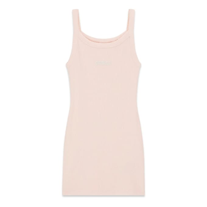 Geribbelde t-shirt jurk voor meisjes Guess Mini Me