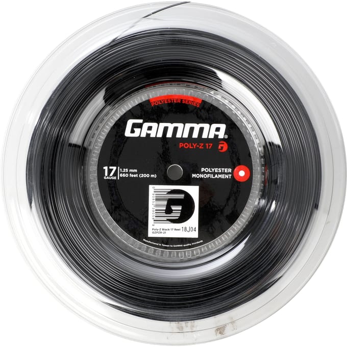 Gamma Poly Z Rol Snaren-Zwart