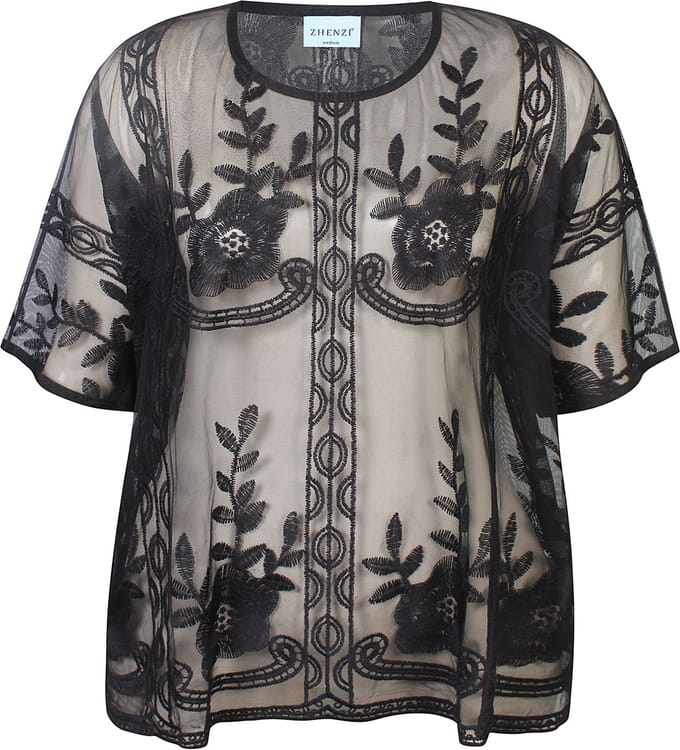 Zhenzi voile blouse Myrt