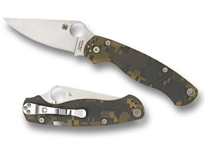 Spyderco Zakmes Paramilitary 2 Camouflage CPM S30V PE