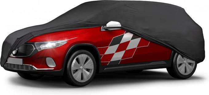 Walser Overtrek Indoor Stretch Plus Maat 8 SUV/VAN zwart