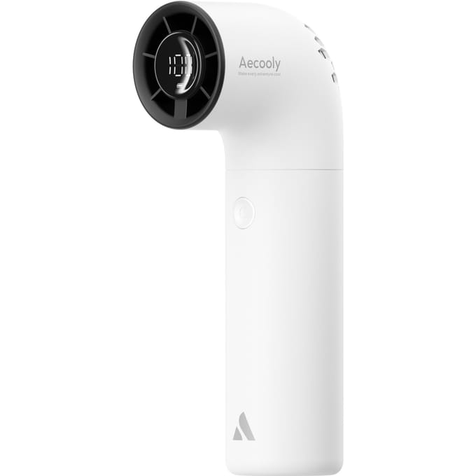 Aecooly Aero – Compacte Handventilator – 2000mAh – 3 Standen – Wit
