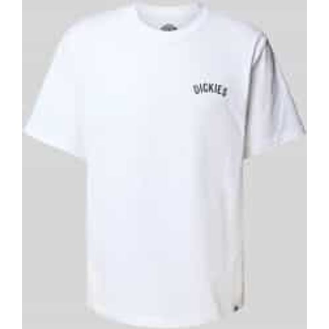 T-shirt met labelprint