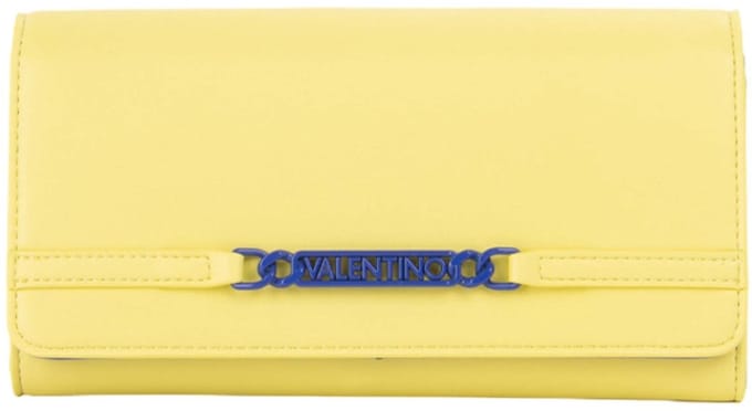 VALENTINO portemonnee Ebe Wallet Verde Neon / Bluette Lichtgeel