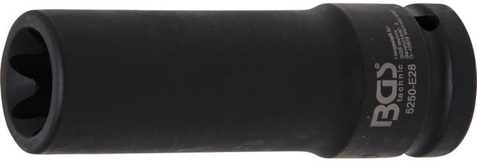 BGS Kracht Dopsleuteldop E-profiel - 3/4 - E28
