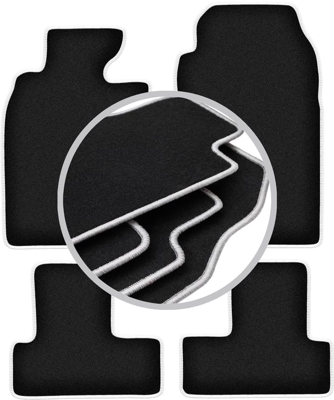 CARLUX-SILVER automatten voor: Mini Cooper R53 hatchback (2001-2006)