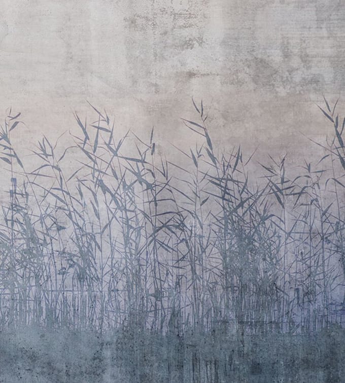 Fotobehang - Field Abstract 225x250cm - Vliesbehang