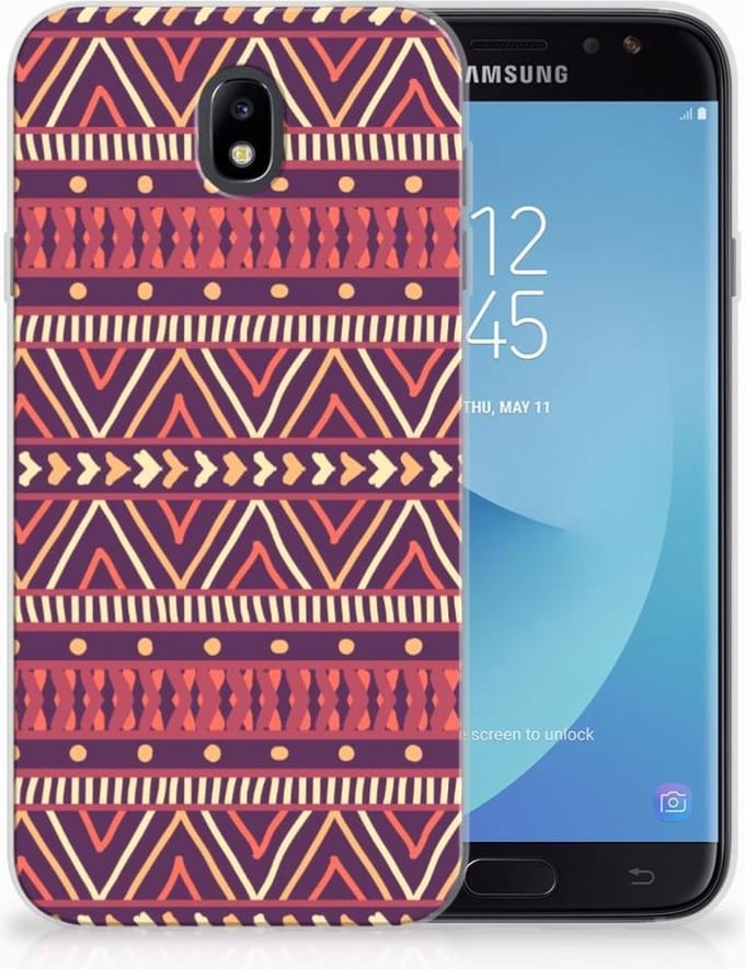 Samsung Galaxy J7 2017 | J7 Pro TPU bumper Aztec Paars