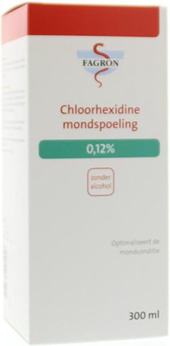 Fagron Chloorhexidine mondspoeling 0.12% 300 Milliliter