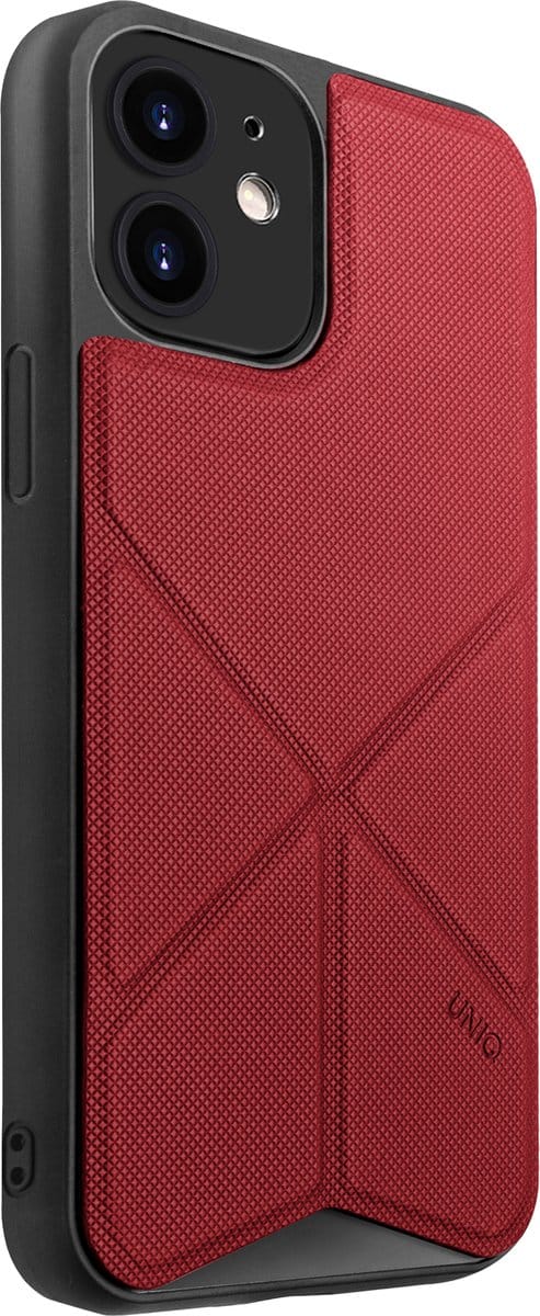UNIQ Transforma Back Cover hoesje voor Apple iPhone 12 / iPhone 12 Pro - Rood