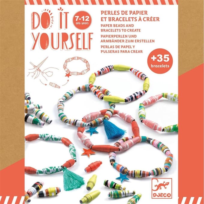 Djeco knutselset kleurrijke armbanden - Pop and colourful.