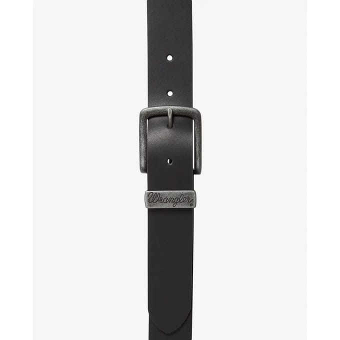 Wrangler Basic Metal Loop Riem Zwart 100 cm Man