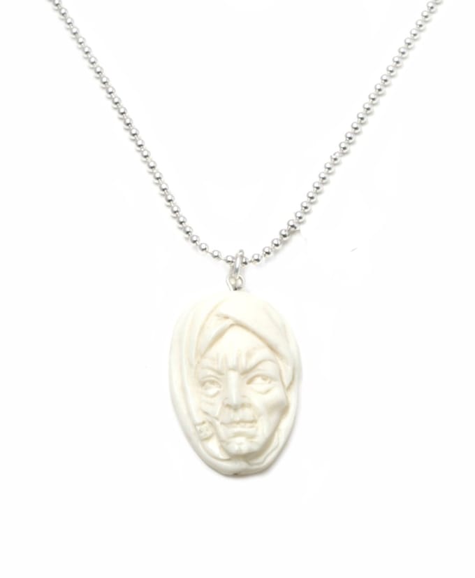 IbizaMen KIDS - Jongens - ketting - ballchain - rvs - joker - van bone