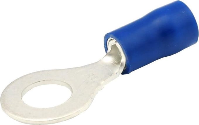 Carpoint Ring Kabelschoen 560 M6 Blauw 10 Stuks