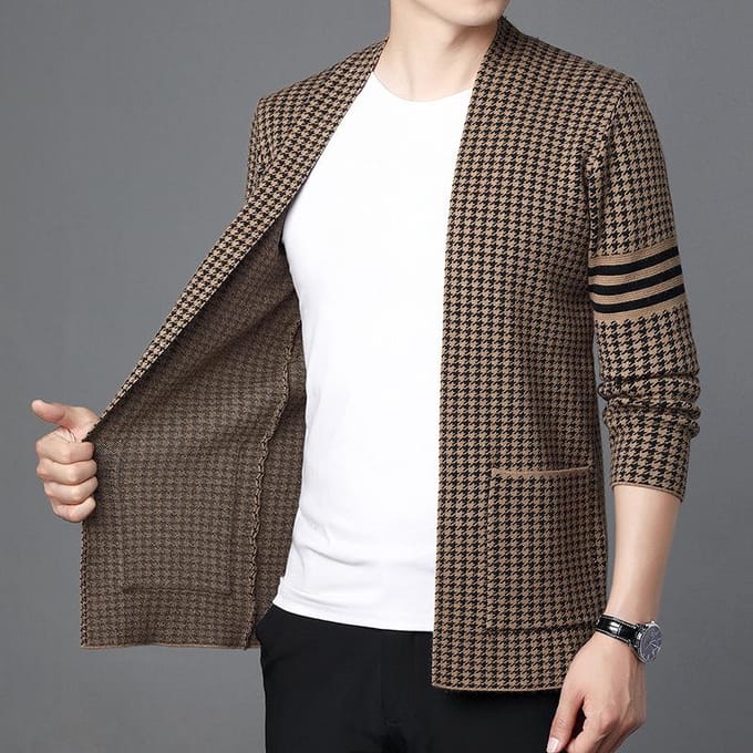 Lente Nieuwe Trui Vest Jas voor Jonge en Middelbare Mannen Koreaanse Versie van Casual Top Tide 4XL white