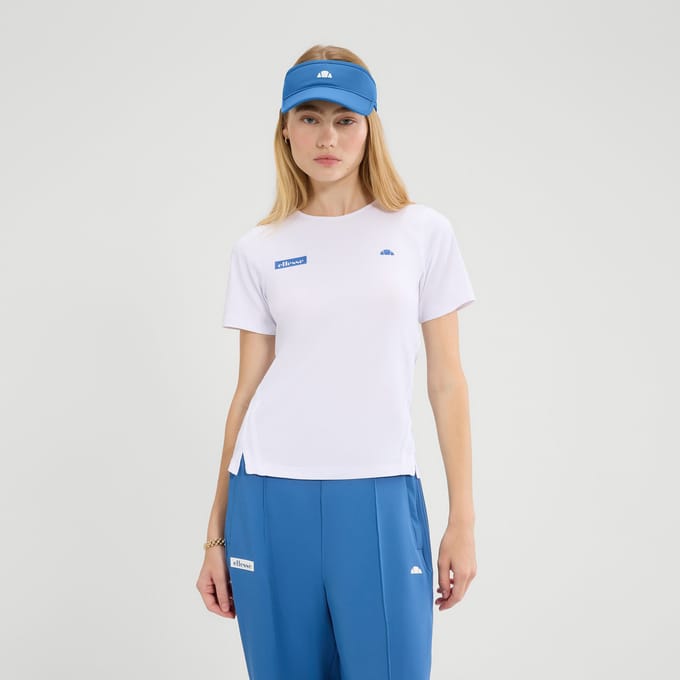 Ellesse Farnese T-shirt Dames-Wit,Blauw