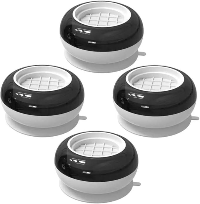 Wasmachine Trillingsdempers - Apparaat Steunvoeten - Stil Werken - Universele Pasvorm - 4 Stuks - Wit