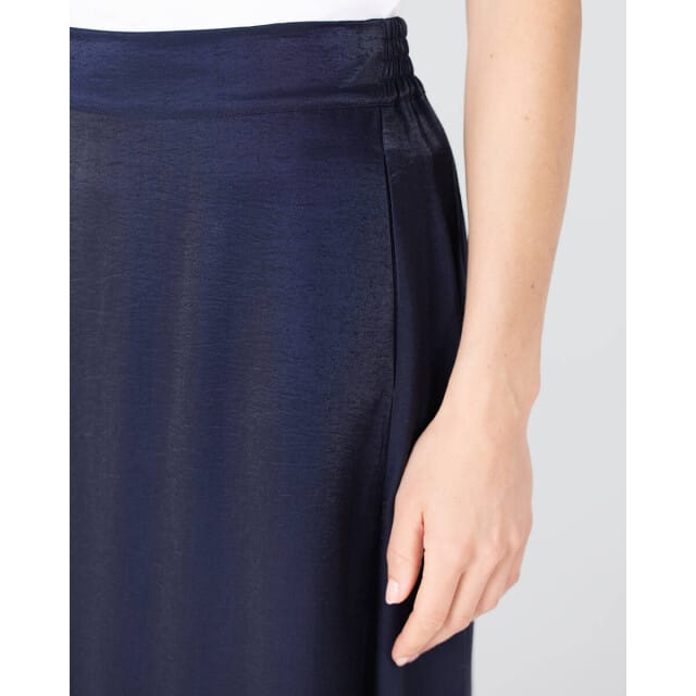Jansen Amsterdam Dahlia Rok Ws 694 Long Rokken Dames - Donkerblauw - Maat 36