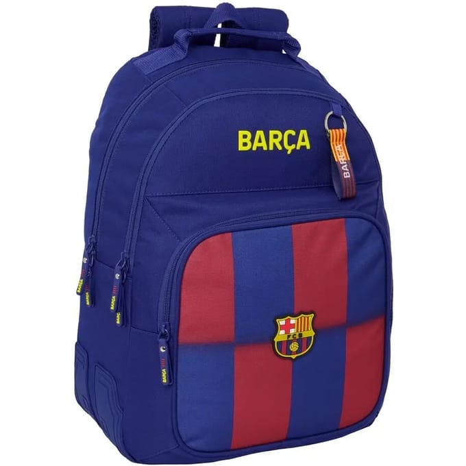 Schoolrugzak F.C. Barcelona Blauw Kastanjebruin 32 x 42 x 15 cm
