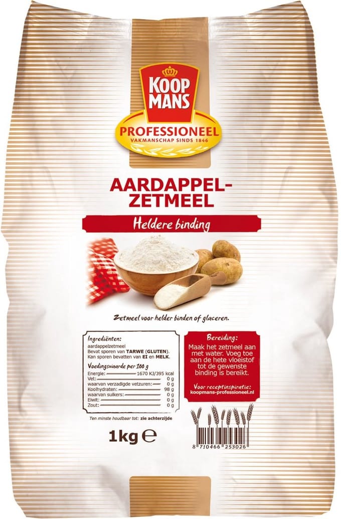 Koopmans Professioneel Aardappelzetmeel heldere binding 1 kilo