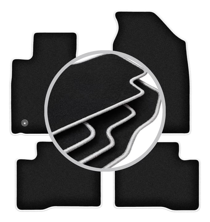 CARLUX-SILVER automatten voor: SsangYong Tivoli SUV (2015-)