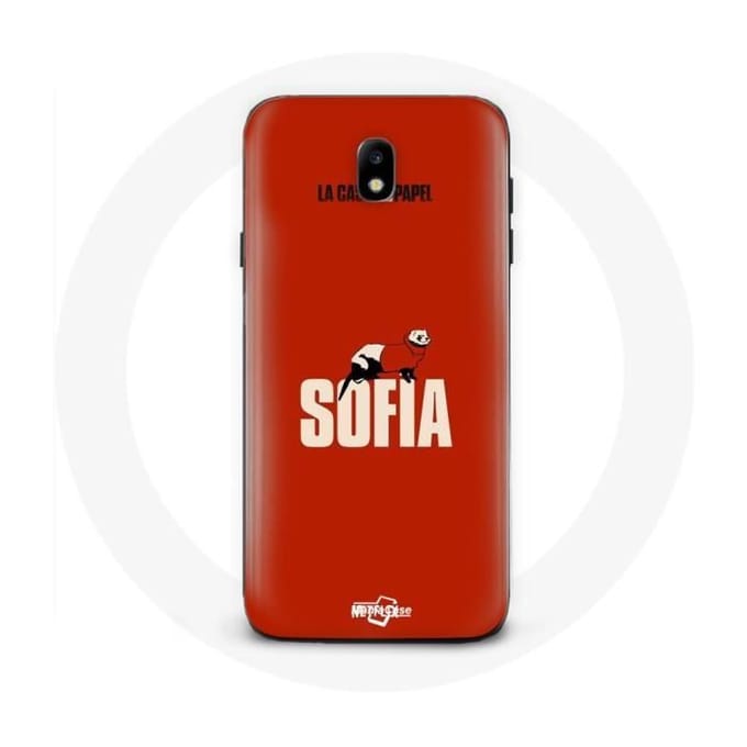 Samsung Galaxy J3 2017 hoesje La casa de papel Sofia Art