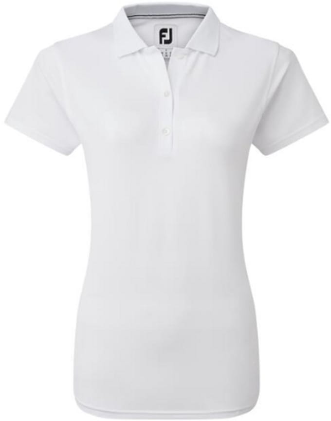 Footjoy Stretch Pique Dames Polo Shirt wit
