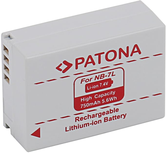 Patona NB-7L / NB7L accu voor Canon Powershot G10 G11 G12