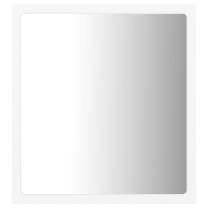 vidaXL - Badkamerspiegel - LED - 40x8,5x37 - cm - acryl - wit