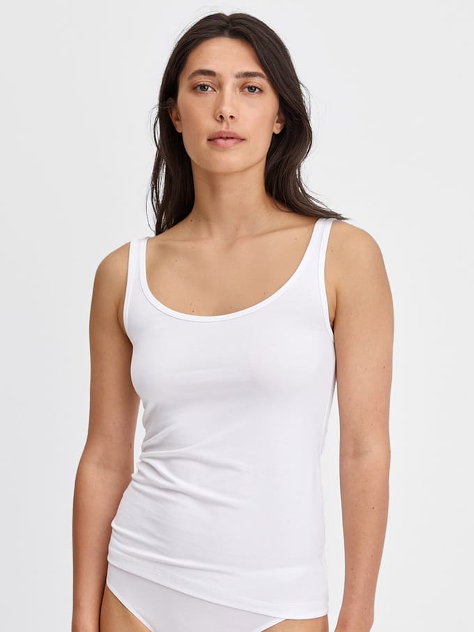 CALIDA Onderhemd Natural Comfort Spaghetti-Top Set van 1