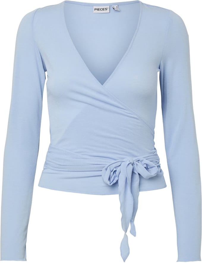 PIECES - PCROYA BALLERINA LS WRAP TOP JRS - Dames - Blouses