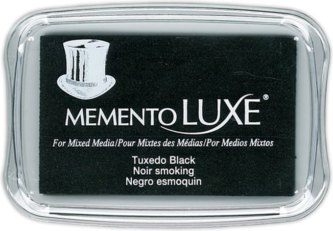 Stempelkussen tuxedo black mementoluxe - Tsukineko