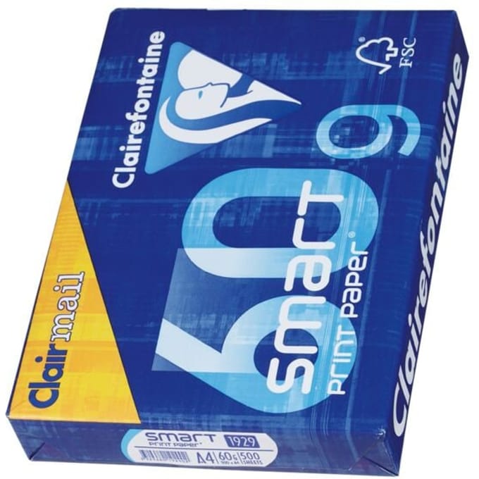 Clairefontaine Smart Printing printpapier formaat A4 60 g pak van 500 vel