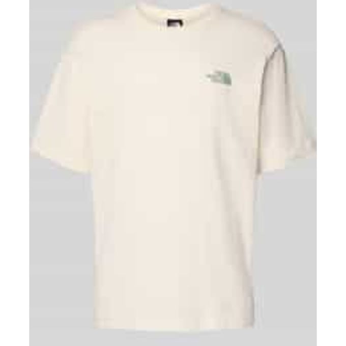 T-shirt met labeldetail