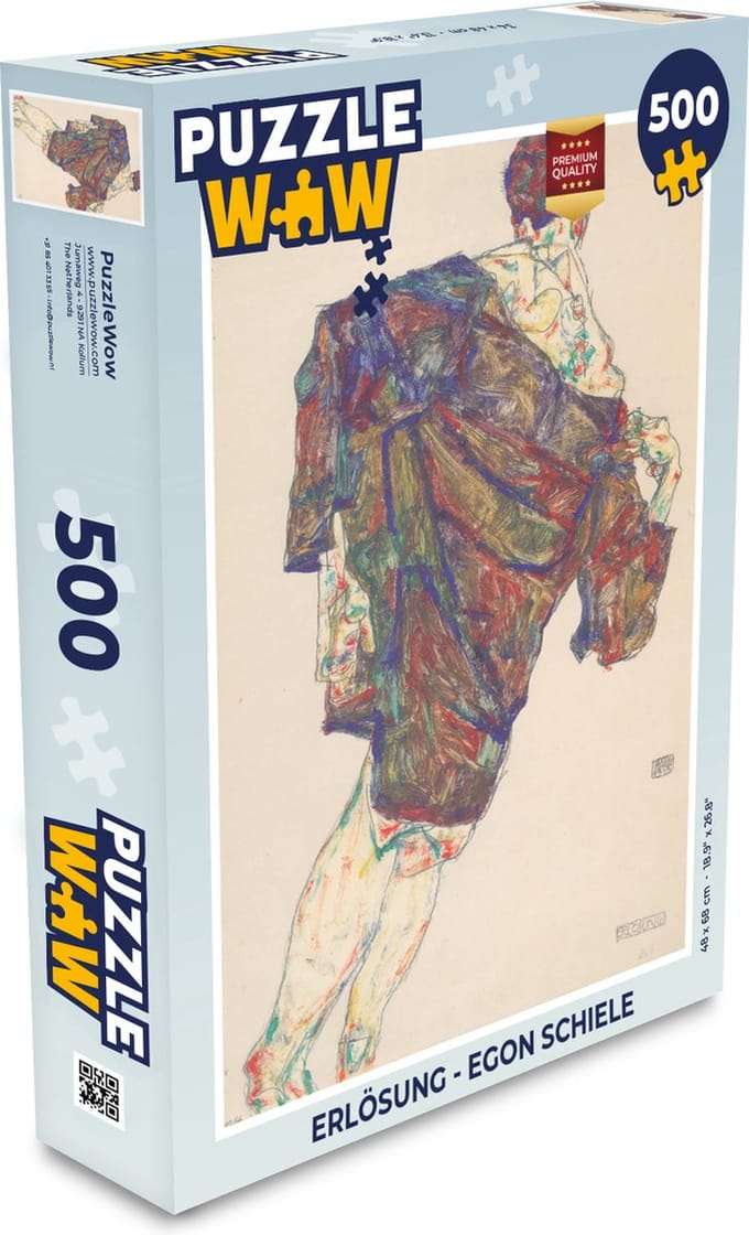 Puzzel Erlösung - Egon Schiele - Legpuzzel - Puzzel 500 stukjes