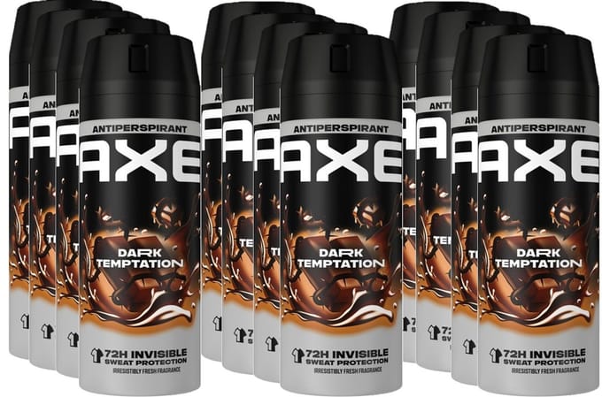 AXE Deo Spray - Dark Temptation Dry - 12 x 150 ml