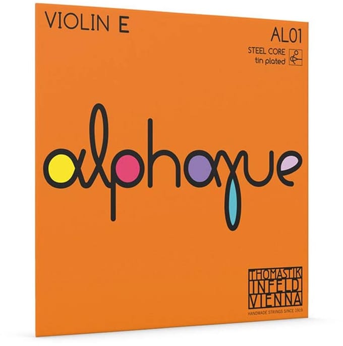 Thomastik Infeld THAL-01 violin string E-1 4/4 medium, carbon steel core, tin plated, removable ball end